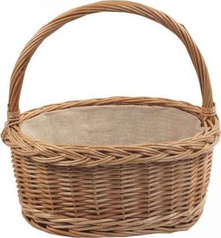 Wnuk Kosz prezentowy - obszyty płótnem (43cm)