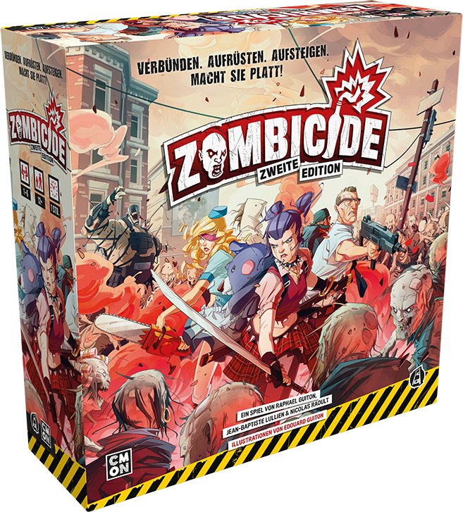 Asmodee Zombicide 2. Edition - gra planszowa - ucieczka - 12 rok(i) - gra rodzinna