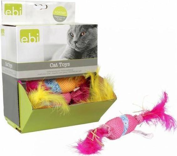 EBI EBI ZAB. KOT CUKIEREK Z PIÓRKIEM 12x3cm 409/437667