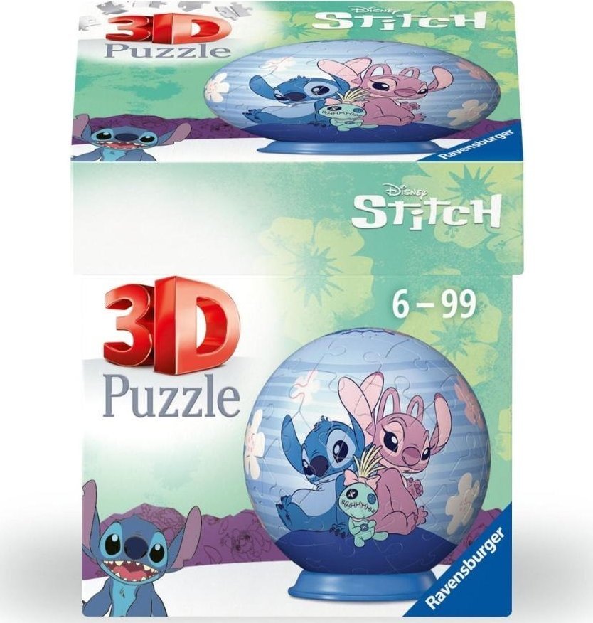 Puzzle 3D Kula: Stitch 3