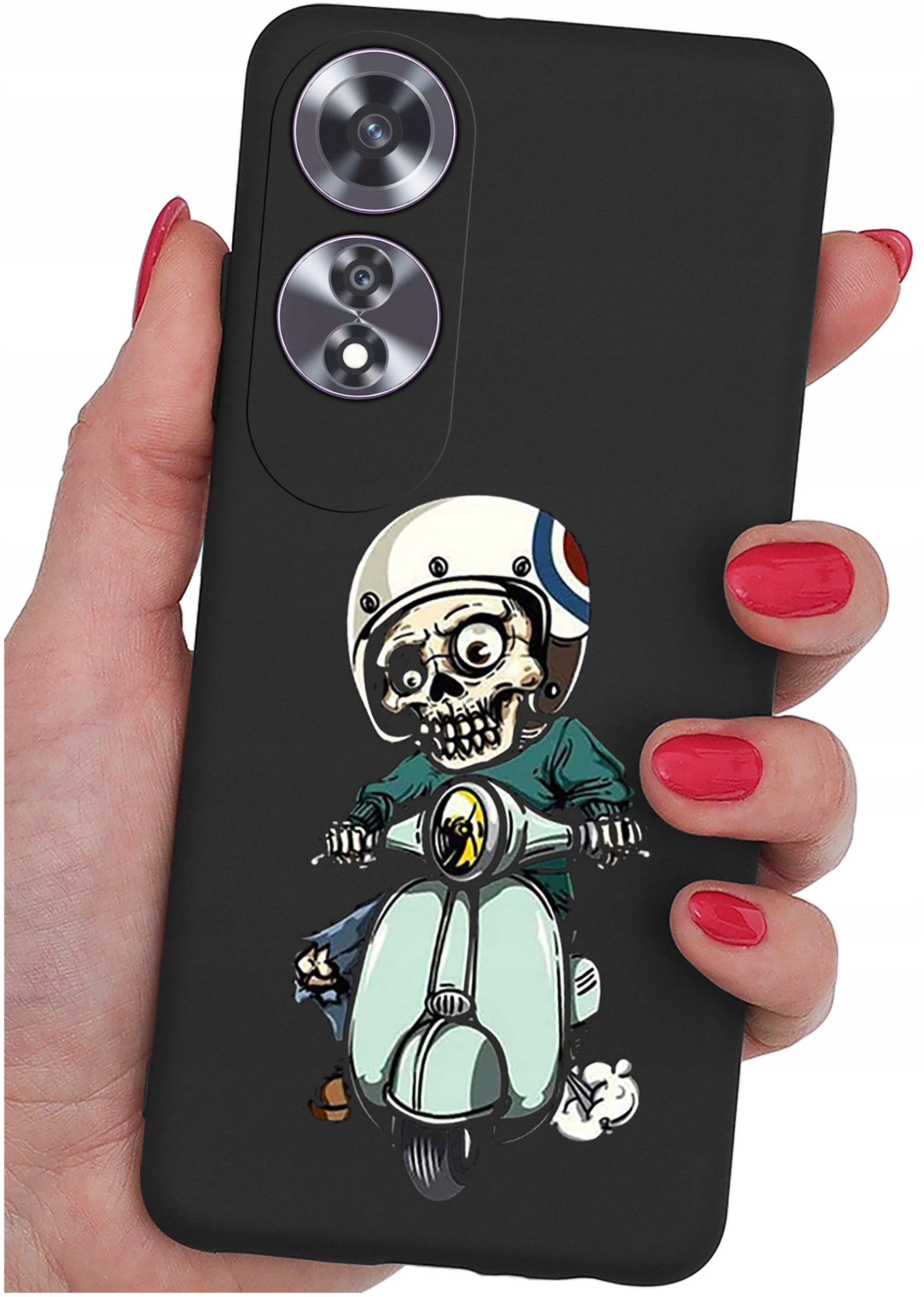 Etui do Oppo A60 4G WZORY |SILIKONOWE MATT CASE + SZKŁO 9H