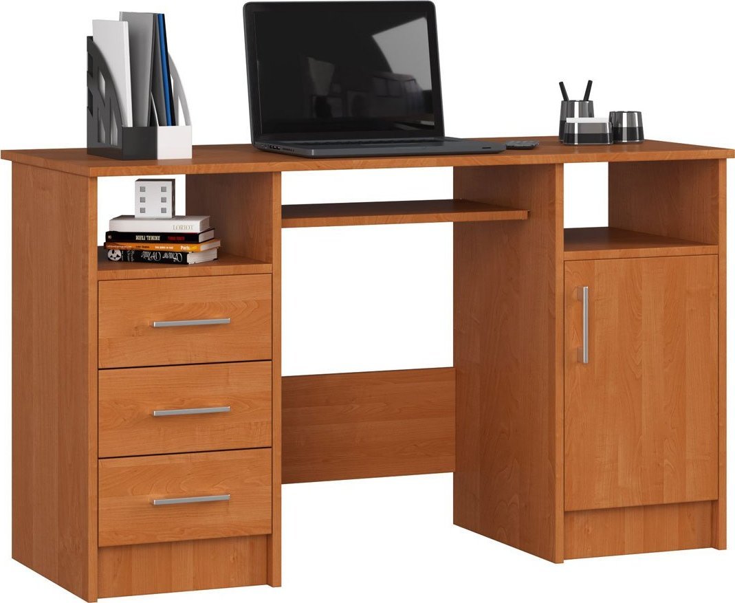 Elior Skandynawskie biurko z szufladami olcha - Delian 2X