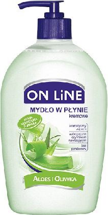 On Line Mydło w dozowniku Aloes i Oliwka 500ml