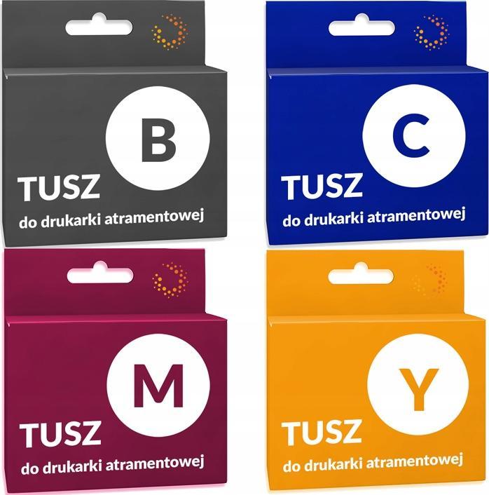 Tusz MWB 4x Tusz MWB, T6641 T6642 T6643 T6644, CMYK Zestaw