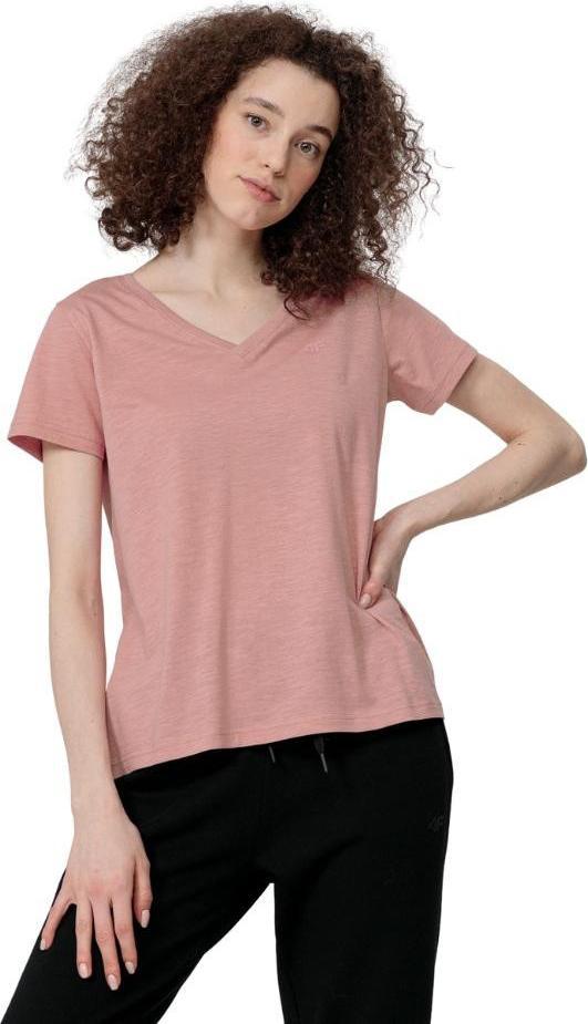 4f Koszulka damska 4F jasny róż H4L22 TSD352 56S : Rozmiar - XS