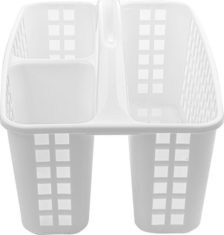 Praktyczna Organizer 3-komorowy z uchwytem Praktyczna Capri biały