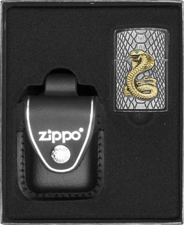 Zestaw ZIPPO Zapalniczka COBRA NEW Prezentowy No3