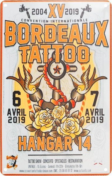 Activeshop Tablica ozdobna tatuaż TA142