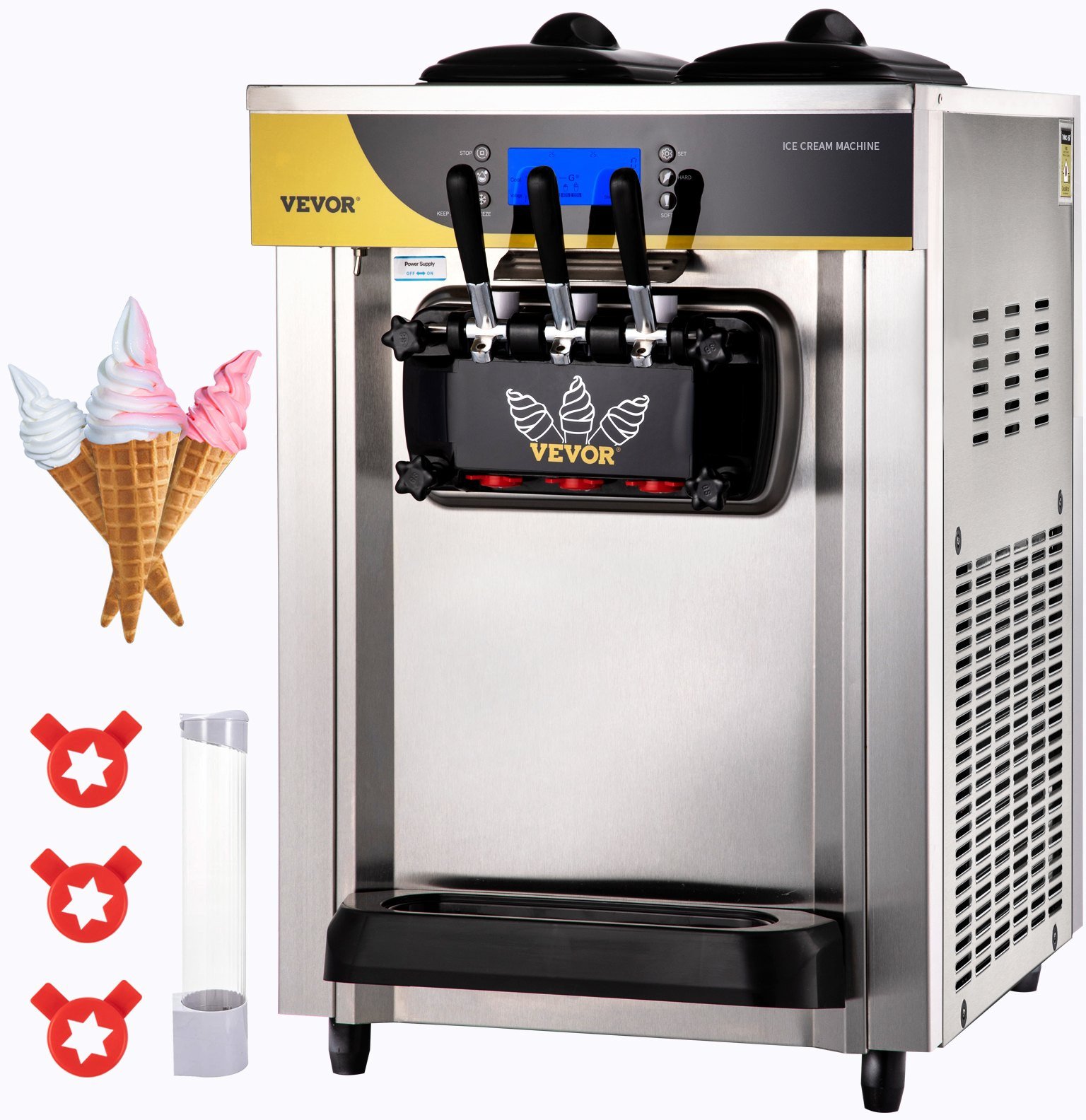 Komercyjna Maszyna do Lodów 2200 W