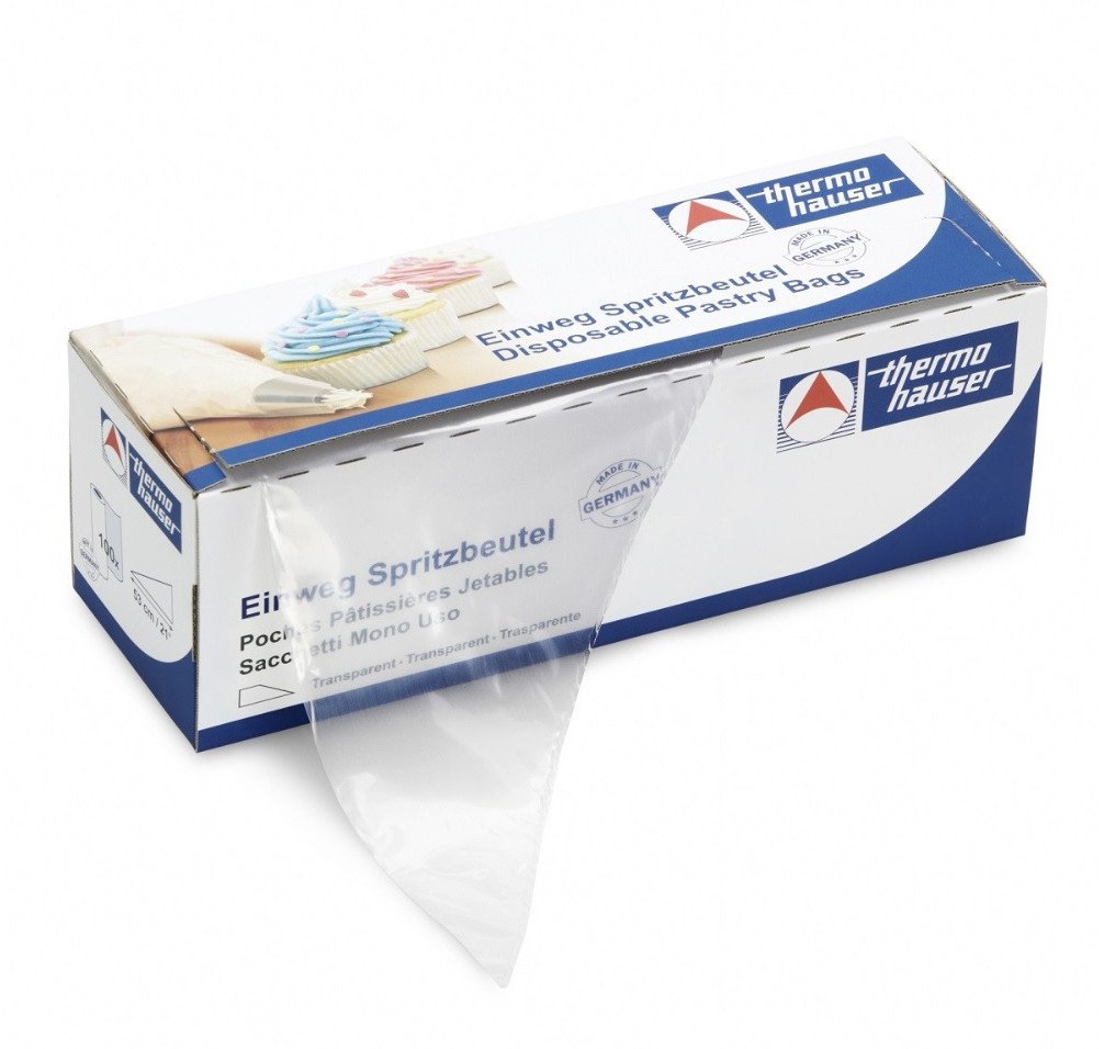 Worki do szprycowania foliowe 30 cm rolka 100 szt. przeźroczyste Thermohauser