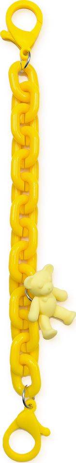 Hurtel Color Chain (rope) kolorowy łańcuszek łańcuch zawieszka do telefonu portfela plecaka żółty