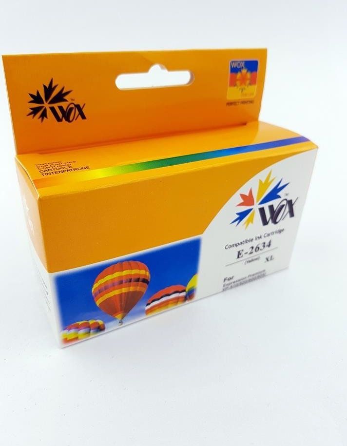 Tusz THI Zgodny Tusz Yellow do EPSON XP600 XP605 XP610 XP700 XP800 / T2634 (26XL) C13T26344010 / Żółty / 12 ml / zamiennik uniwersalny