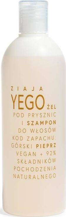Ziaja Yego żel pod prysznic i szampon do włosów Górski Pieprz 400ml