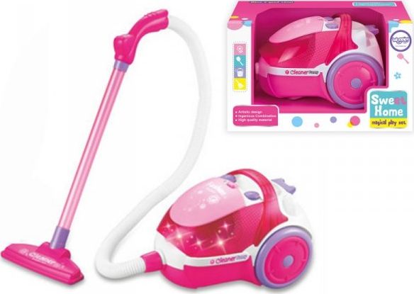 Woopie Różowy Odkurzacz Dla Dzieci z funkcją wciągania