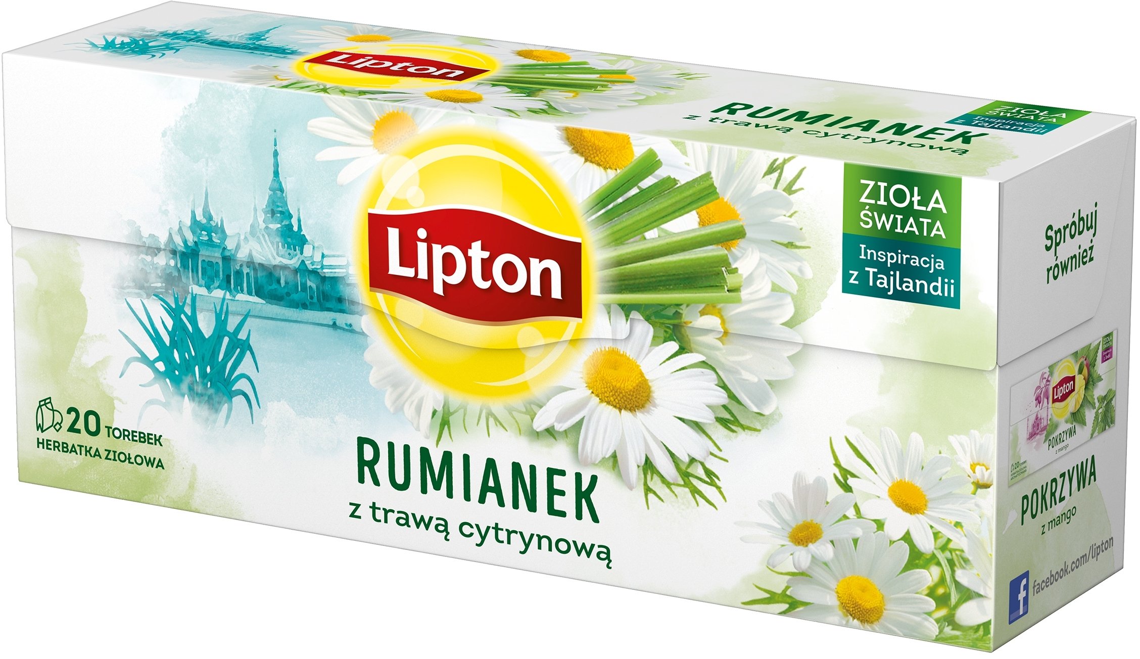 Lipton Rumianek z trawą cytrynową 20 torebek