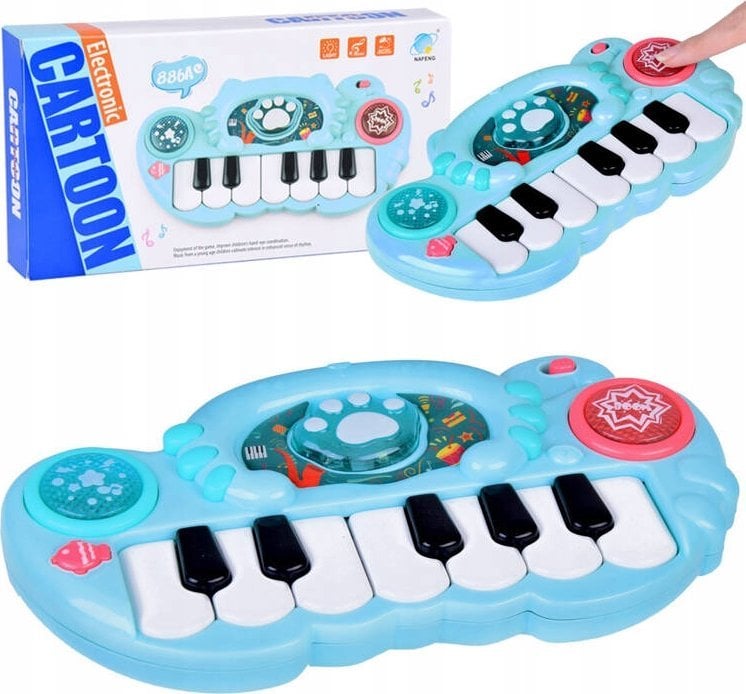 Interaktywne Organki Kolorowa Zabawka muzyczna dla dziecka IN0177
