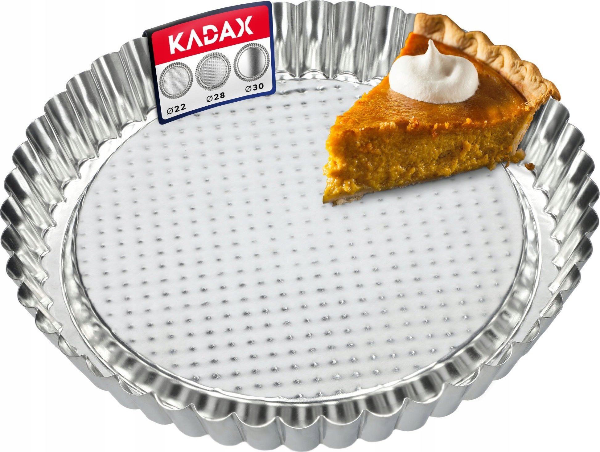 Kadax Blacha Forma Do Pieczenia Tarty Ciasta Pizzy 22cm