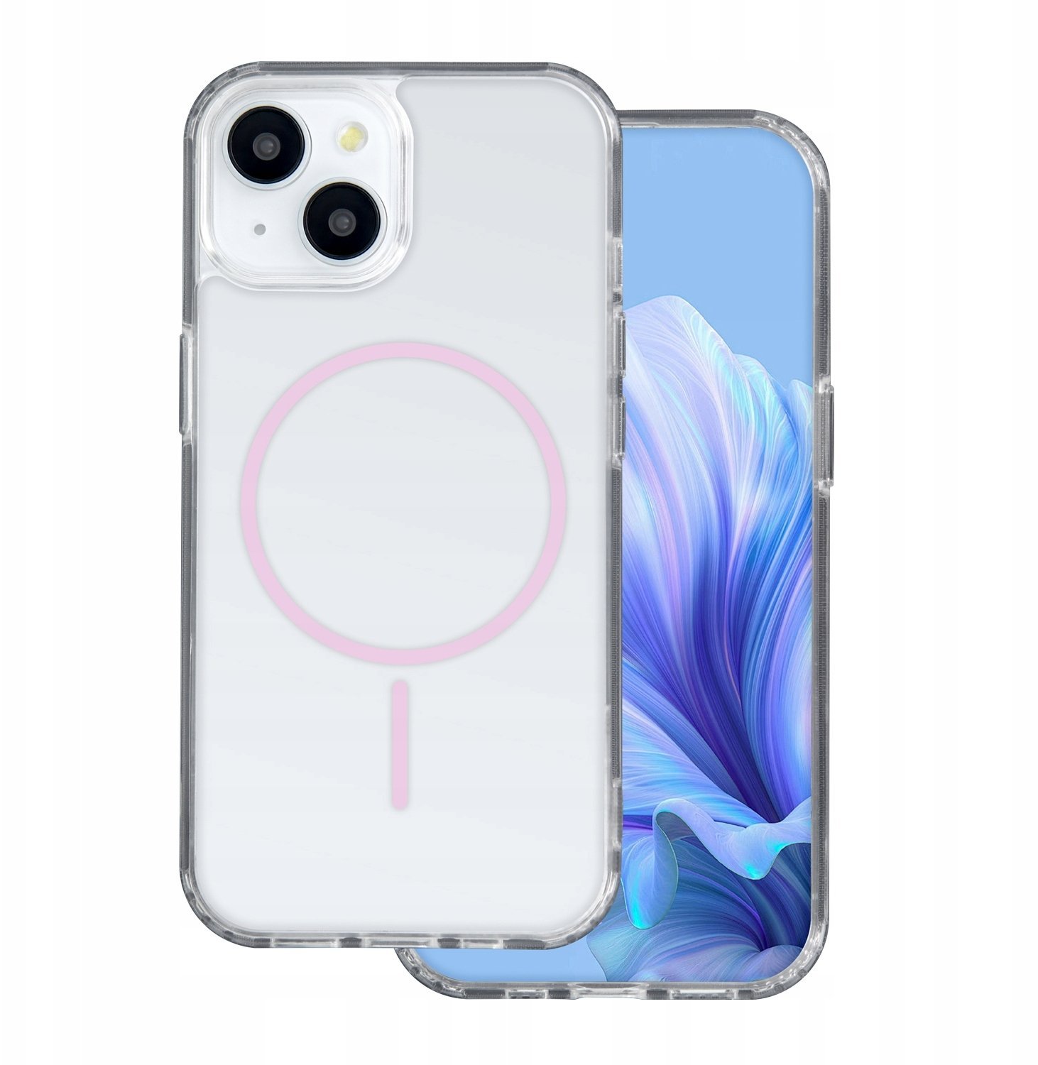 Nakładka Anti Shock Thin Magsafe case do iPhone 15 Pro różowy