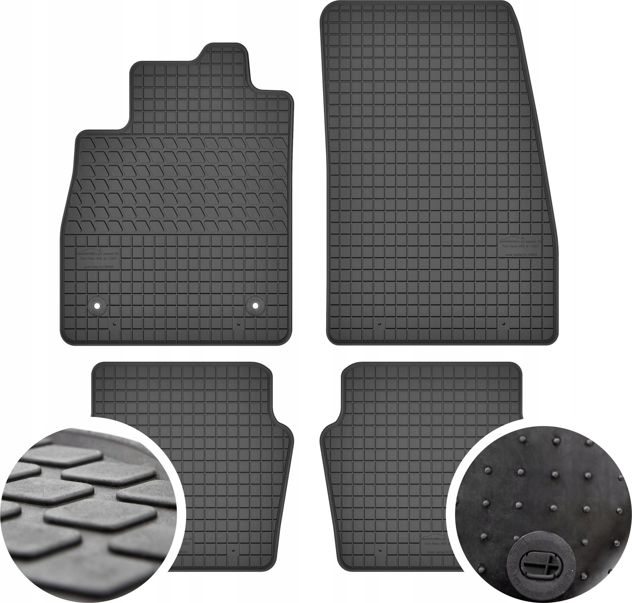 GeyerHosaja Dywaniki gumowe do Ford Fiesta MK8