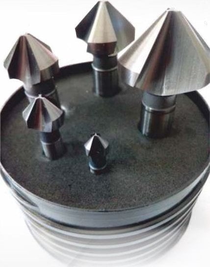 Fanar ZESTAW POGLEBIACZY STOZKOWYCH CZP-6 DIN-335-C 6.3-25 90* HSSE TICN