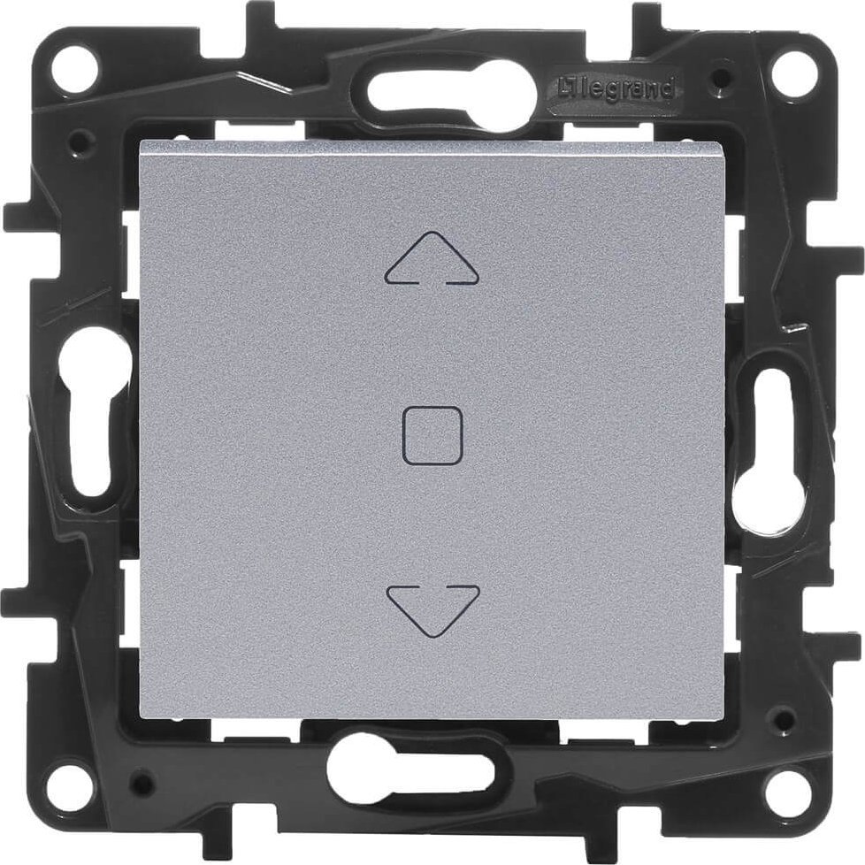 Legrand Łącznik żaluzjowy Legrand Niloe Step 863344 roletowy 3-pozycyjny aluminium
