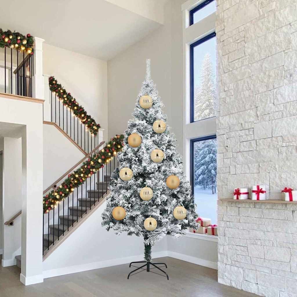 vidaXL Zestaw Bombek Choinkowych 3 pcs złoty