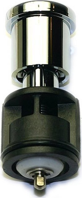 KFA Przełącznik natrysku Devy do baterii Symetric, Nefryt, Opal chrom (823-109-10)