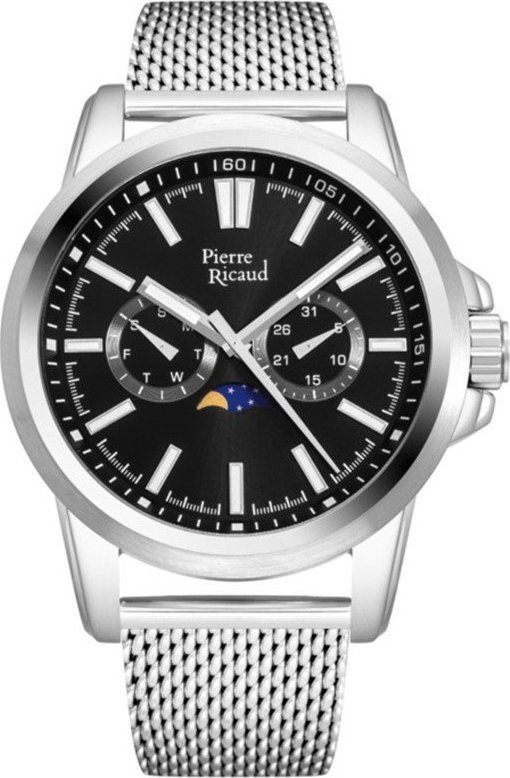 Zegarek Pierre Ricaud Zegarek męski Pierre Ricaud P60034.5114QF srebrny
