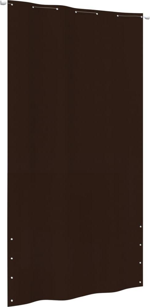 vidaXL Parawan balkonowy, kremowy, 140x240 cm, tkanina Oxford