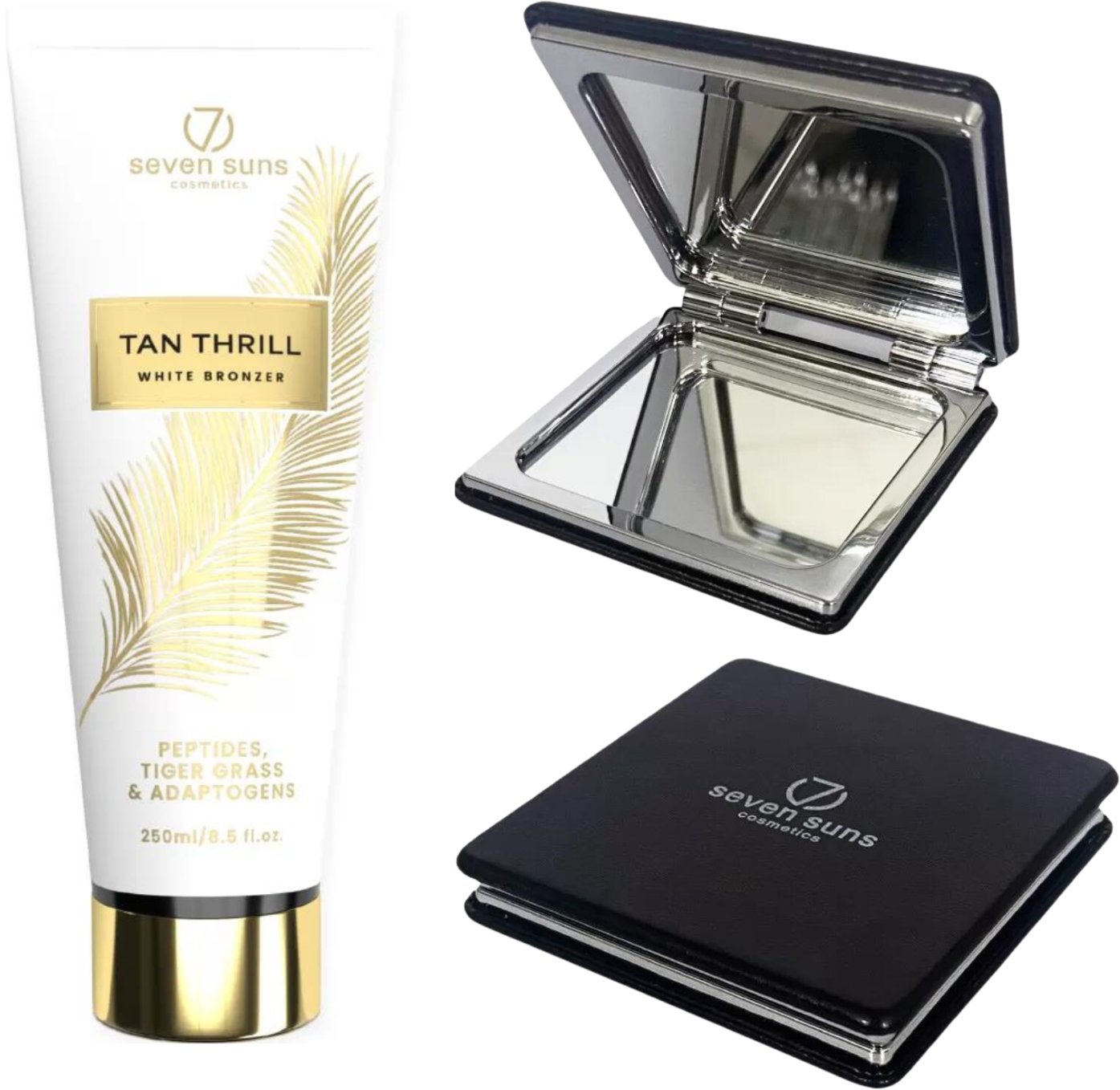 7suns Tan Thrill White Bronzer 250ml + Podwójne Lusterko Gratis