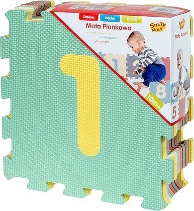 Smily Play Mata piankowa pastelowa Cyfry