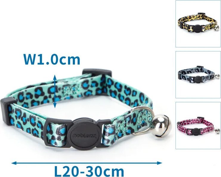 Nobleza Obroża dla kota W1.0*L20-30CM PINK/BLUE/BROWN/GREY CAT COLLAR W1.0*L20-30CM PINK/BLUE/BROWN/GREY