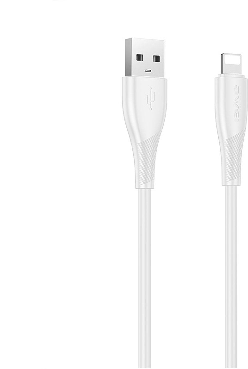 Kabel USB Awei USB-A - Lightning 1 m Biały