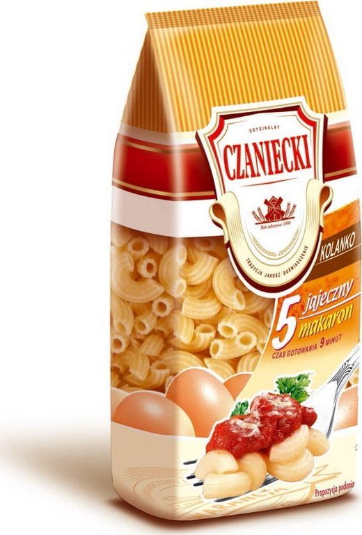 Czaniecki Makaron Czaniecki 5-jajeczny Kolanko 250g