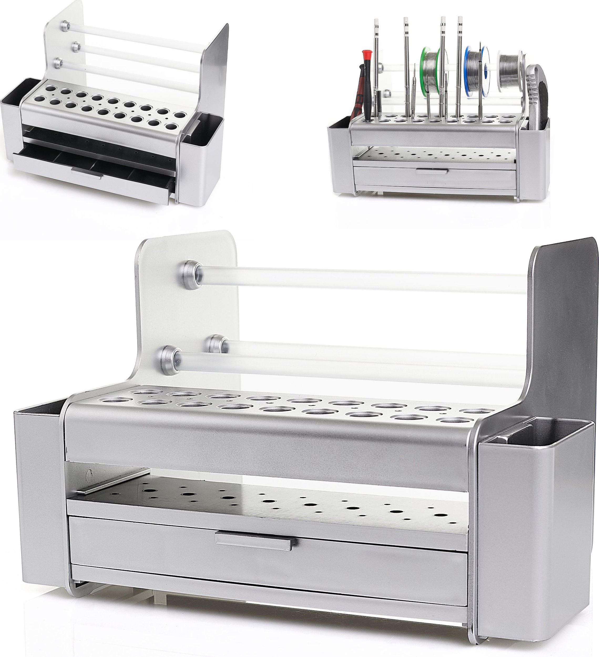 Uchwyt na Groty Organizer Lutowniczy Narzędzia do Lutowania Techrebal