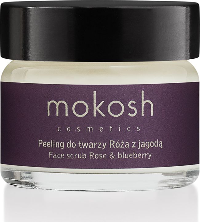 Mokosh Aktywny peeling do twarzy Róża z jagodą 15 ml