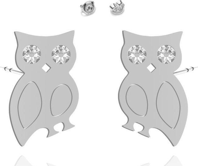 Radziszewska Jewellery Kolczyki Srebrne Sowa