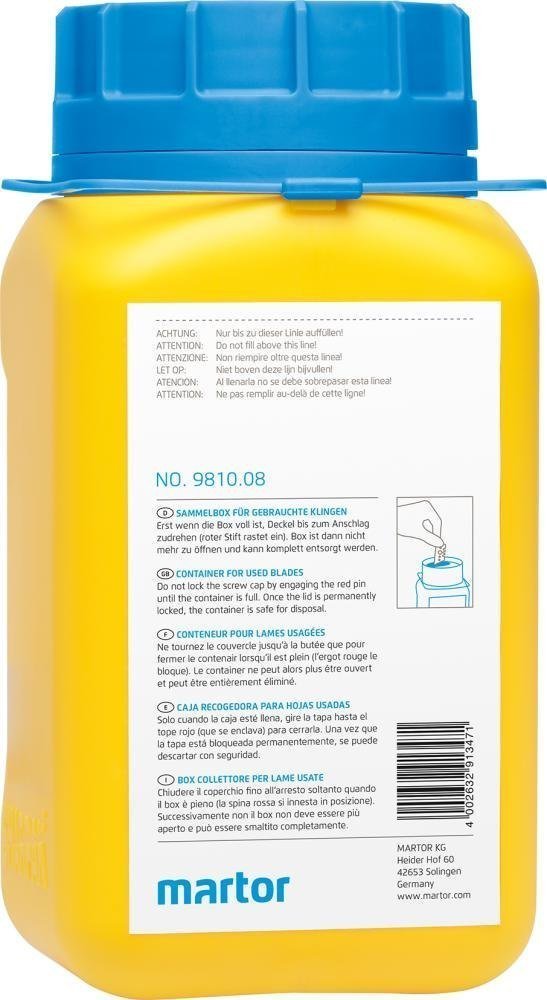 MARTOR Pojemnik na zuzyte ostrza Martor