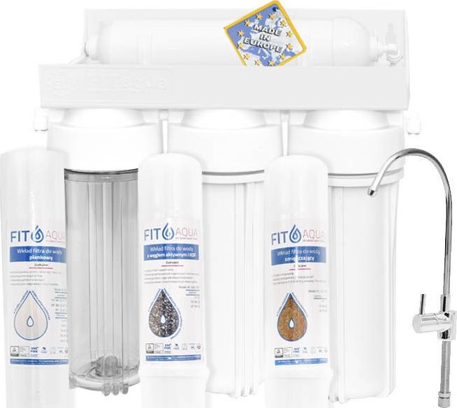 Fit Aqua System podzlewowy, 4 stopniowy z membraną kapilarną i oddzielnym kranikiem