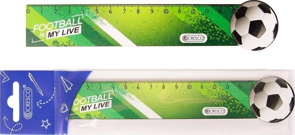 Linijka drewniana Piłka