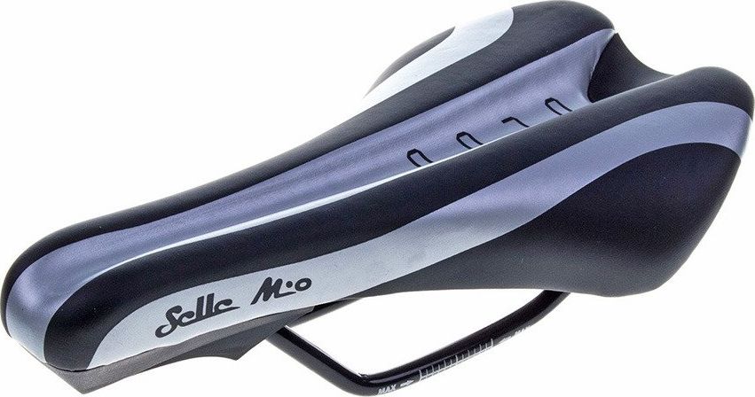 Selle Mio Siodło Selle Mio ORCO czarno-srebrne Uniwersalny