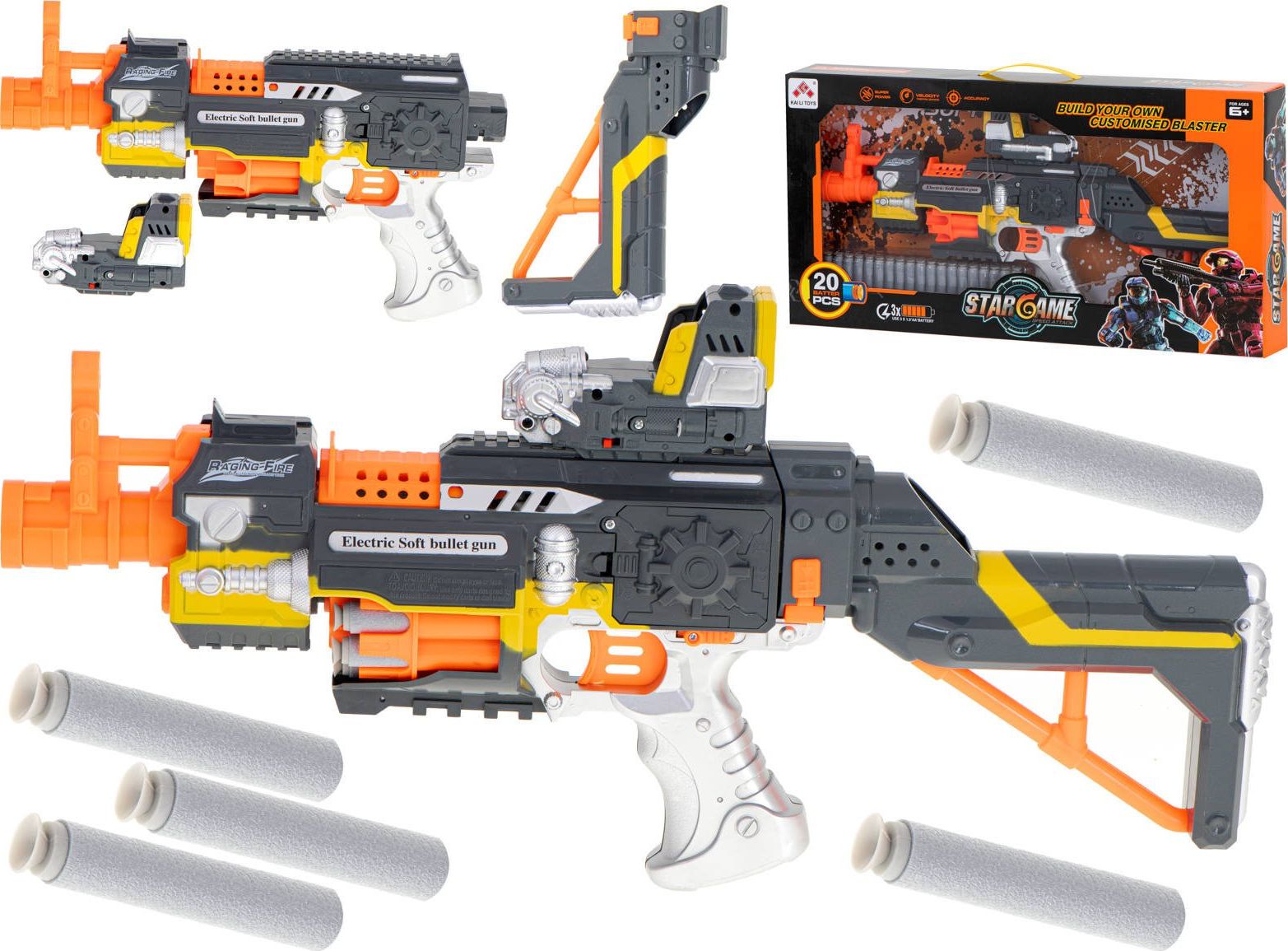 KIK Wyrzutnia karabin maszynowy + 20 strzałek