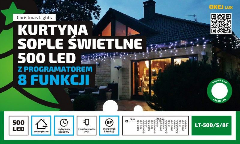 Lampki choinkowe Multimix.pl 500 LED kolorowe