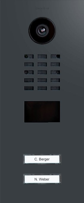 DoorBird DoorBird D2102V IP Video Türstation V4A Edelstahl, RAL 7016