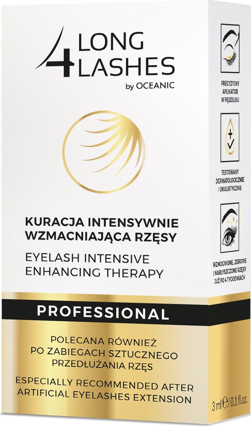 Long 4 lashes Kuracja intensywnie wzmacniająca rzęsy 3ml