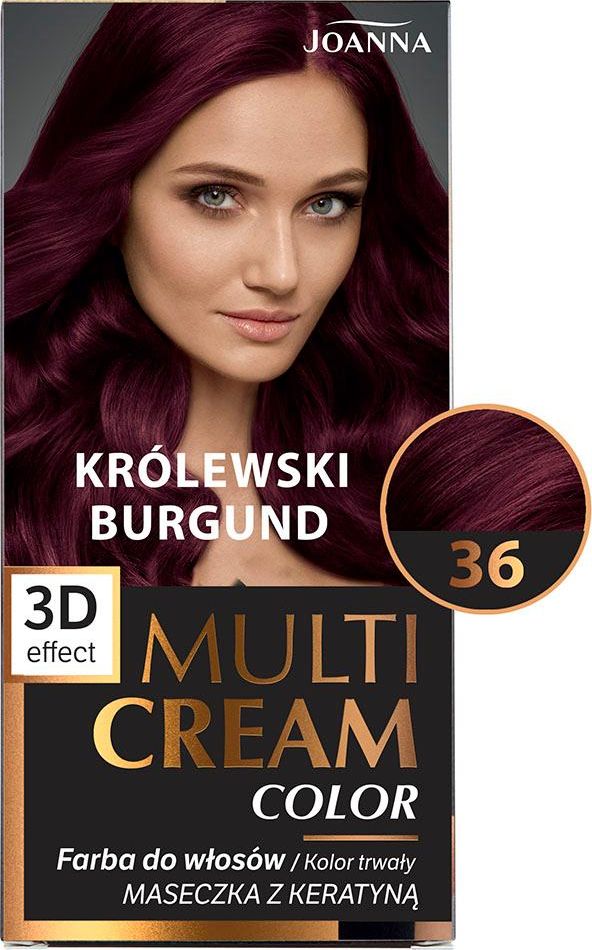 Joanna Multi Cream Color Farba nr 36 Królewski Burgund