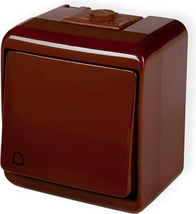 Karlik JUNIOR łącznik hermetyczny zwierny dzwonek brązowe (4WHE-4)