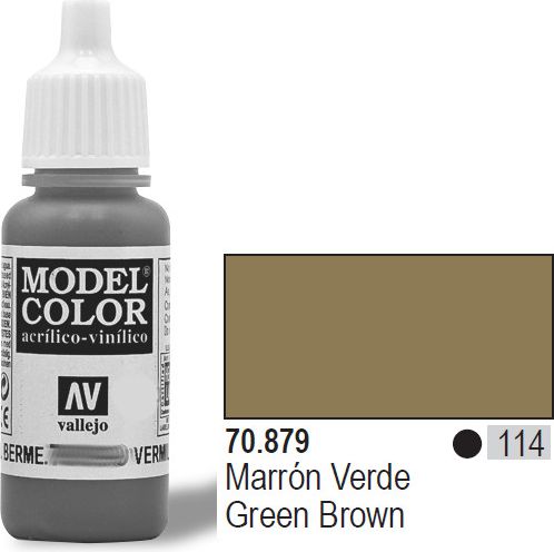Vallejo Farba Nr114 Green Brown 17ml - 70879