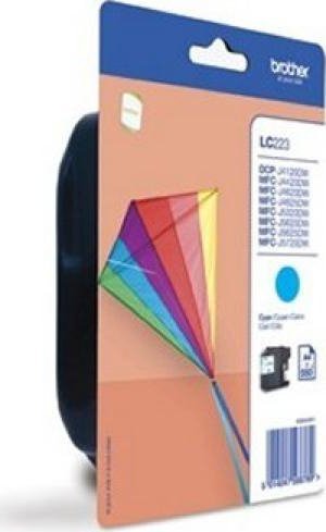 Tusz Brother Zgodny pojemnik z tuszem Brother LC223CBP Turkusowy