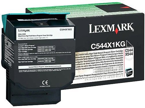 Toner Lexmark 0C544X1KG Black Oryginał (C544X1KG)